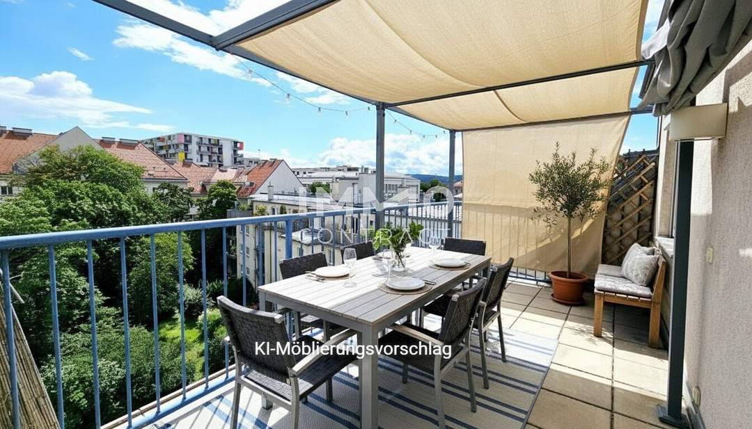 Exklusiv, hell, geräumig, ruhig - 143 m² Dachterrassenjuwel mit Tiefgarage