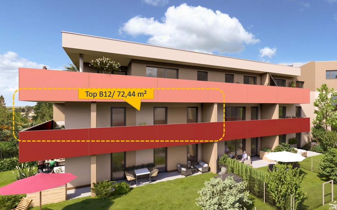 Sonnendurchflutete 3 Zi-Wohnung in den STADTTERRASSEN PEUERBACH - provisionsfrei!