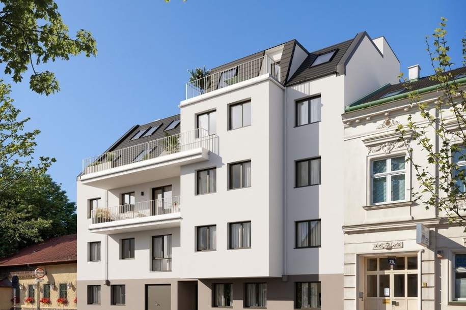 CALVI | Dachgeschoss-Wohnung mit Terrasse und Fernblick | Fertigstellung 2025, Wohnung-kauf, 299.000,€, 1230 Wien 23., Liesing