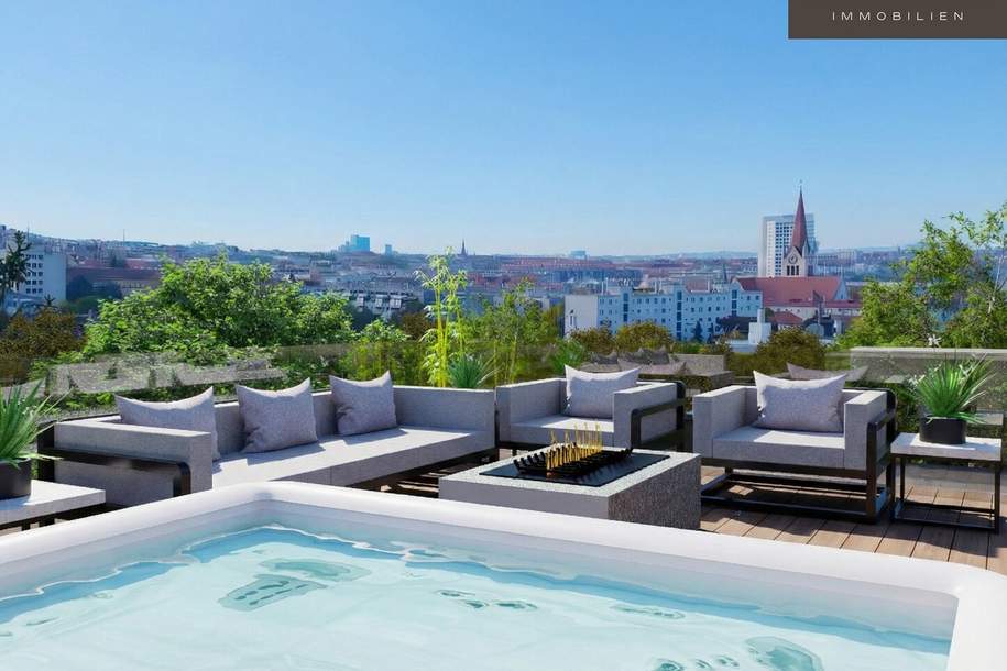 DACHGESCHOSS-MAISONETTE AUF 3 EBENEN MIT PANORAMABLICK ÜBER WIEN, Wohnung-kauf, 1.690.000,€, 1160 Wien 16., Ottakring