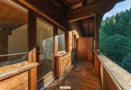 Frisch renovierter 3-Zimmer-Dachgeschosstraum mit zwei Balkonen und Tiroler Bergpanorama in Alpbach