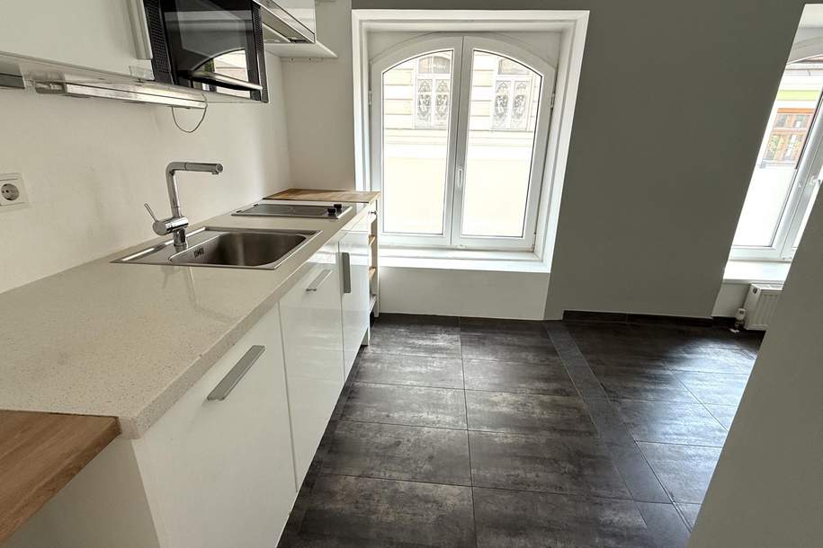 STAFFELMIETE!!! Günstiger Einstieg ins Mietverhältnis erleichtert den Start für Unternehmer! Modernes Büro mit Loggia am SPITTELBERG!, Gewerbeobjekt-miete, 1.499,01,€, 1070 Wien 7., Neubau