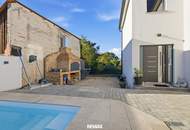 Urlaub zu Hause: Modernes Generationenhaus mit Pool & Palmen-Oase in Aspersdorf! Ideal für Familie, Beruf & Entspannung