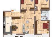 MIETE ! Schöne, helle 4-Zimmer-Wohnung in absoluter Zentrumslage!