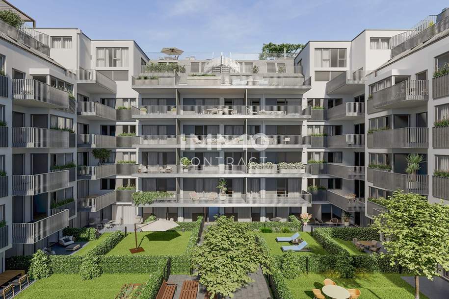 Innenhofseitige Dreizimmer-Wohnung mit großzügigem Balkon (NEU), Wohnung-kauf, 202.400,€, 1160 Wien 16., Ottakring