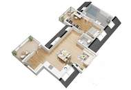 Topangebot! Großzügig angelegte 2 Zimmer Dachwohnung mit Terrasse (Top53) Inklusive Tiefgaragenplatz!