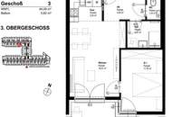 LEO 131 - Sonnige Wohnung mit Hof-Balkon im Niedrigenergiehaus! Anbindung zum Bahnhof Floridsdorf, Grünflächen und Siemens in der Nähe!