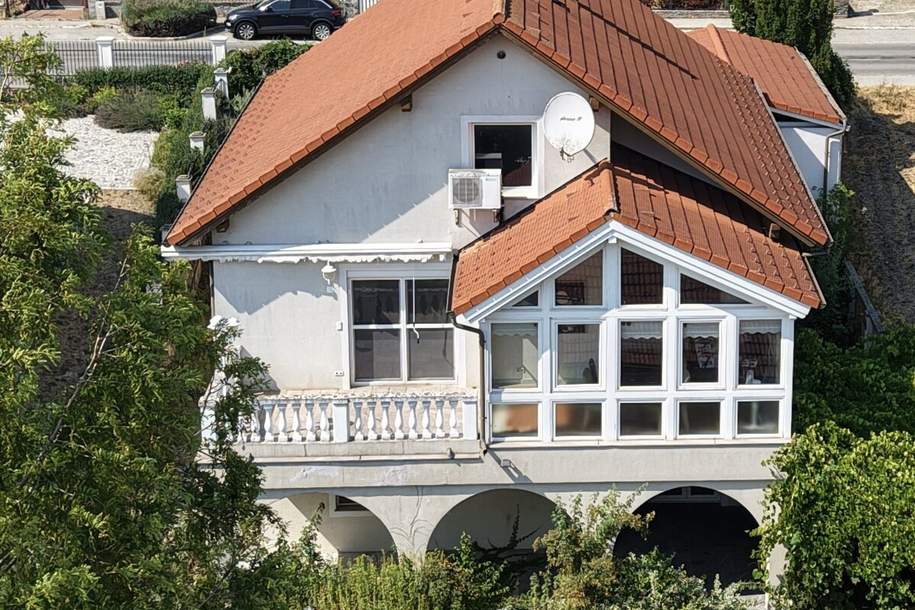 Außergewöhnliches Einfamilienhaus mit zwei Wohneinheiten, Garten und Gästehaus – am Ortsrand im Grünen und dennoch stadtnah, Haus-kauf, 790.000,€, 2100 Korneuburg