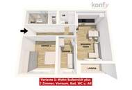 Sanierte 2–3-Zimmer-Wohnung mit Loggia – nur 170 m vom Schillerplatz entfernt!