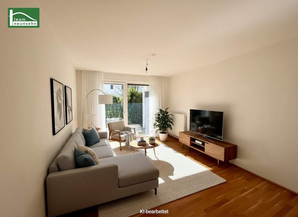 Wohnen im Grünen – Erdgeschoss mit Terrasse &amp; Gartenidylle