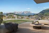 Alleinlage mit Panoramablick und dennoch im Zentrum - Grundstück mit Baugenehmigung in Kitzbühel