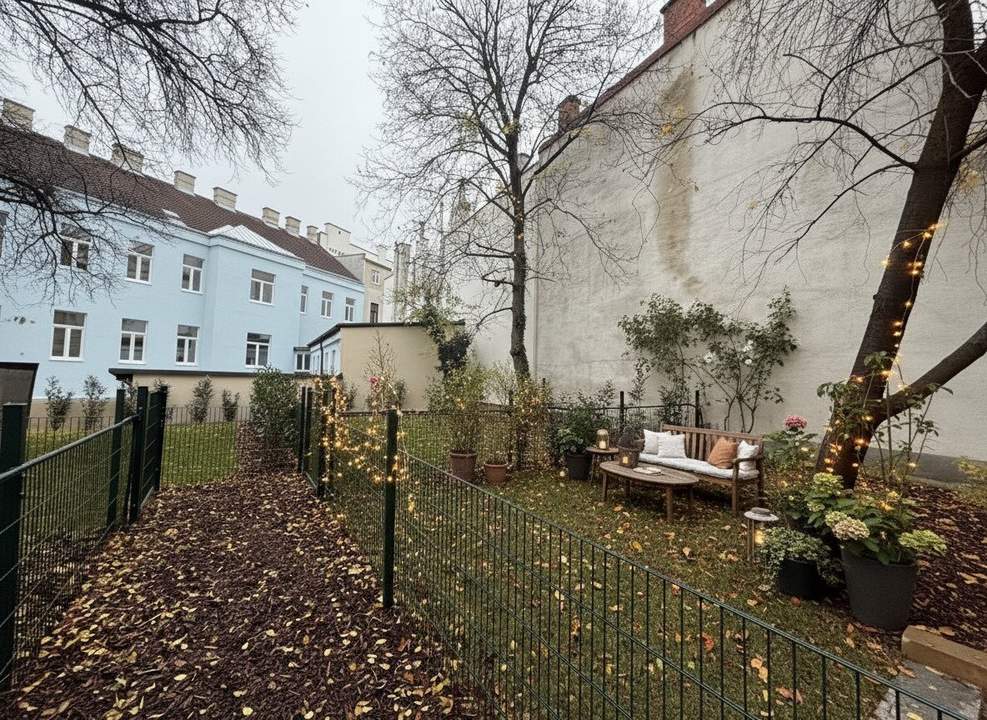 1180! Generalsaniertes 3 Zimmer Eigentum mit kleinem Balkon und Garten nahe Türkenschanzpark!