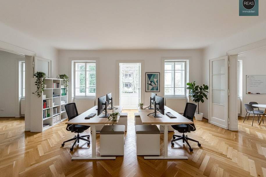 Büro mit Gartenblick und Erker in Bestlage neben dem Schubert-Museum! Gartennutzung inklusive!, Gewerbeobjekt-miete, 15,00,€, 1090 Wien 9., Alsergrund