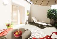 Provisionsfreier Erstbezug: vollunterkellertes Reihenhaus mit 4 Zimmern, Terrasse, Dachterrasse und Eigengrund samt Garagenplatz