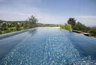 LUXUS PENTHOUSE IN GRINZING MIT UNVERGLEICHLICHEM BLICK AUF WIEN, GROSSZÜGIGEN TERRASSEN UND SWIMMINGPOOL.