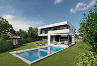 BAUBEWILLIGTES Grundstück in Traumlage Nähe Wien! I Einreichpläne bereits vorhanden I Villa mit 5 Zimmern möglich I Pool und Sauna I Garage
