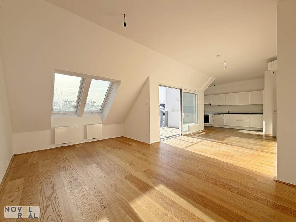 Neuwertige 3-Zimmer DG-Wohnung mit Klimaanlage in 1050 Wien