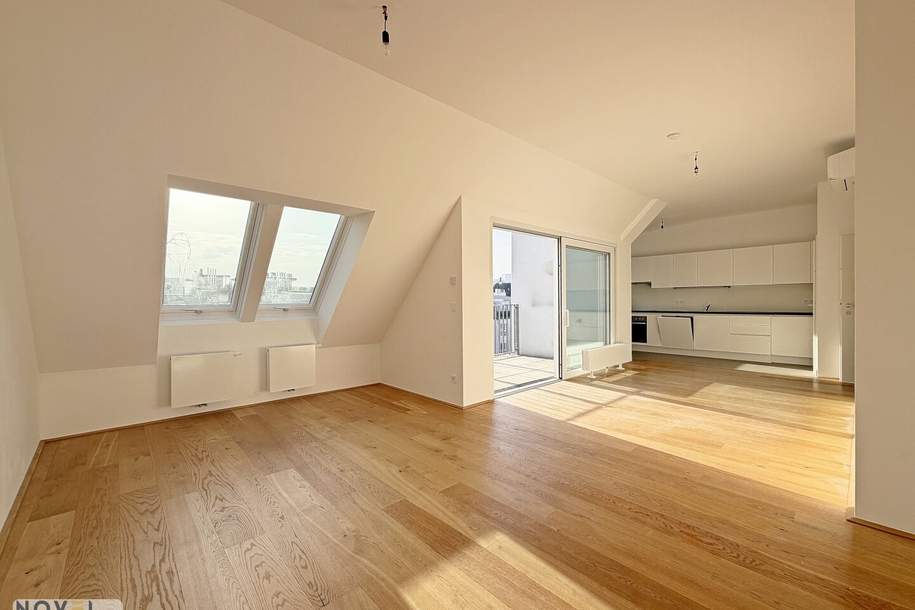 Neuwertige 3-Zimmer DG-Wohnung mit Klimaanlage in 1050 Wien, Wohnung-miete, 1.953,70,€, 1050 Wien 5., Margareten