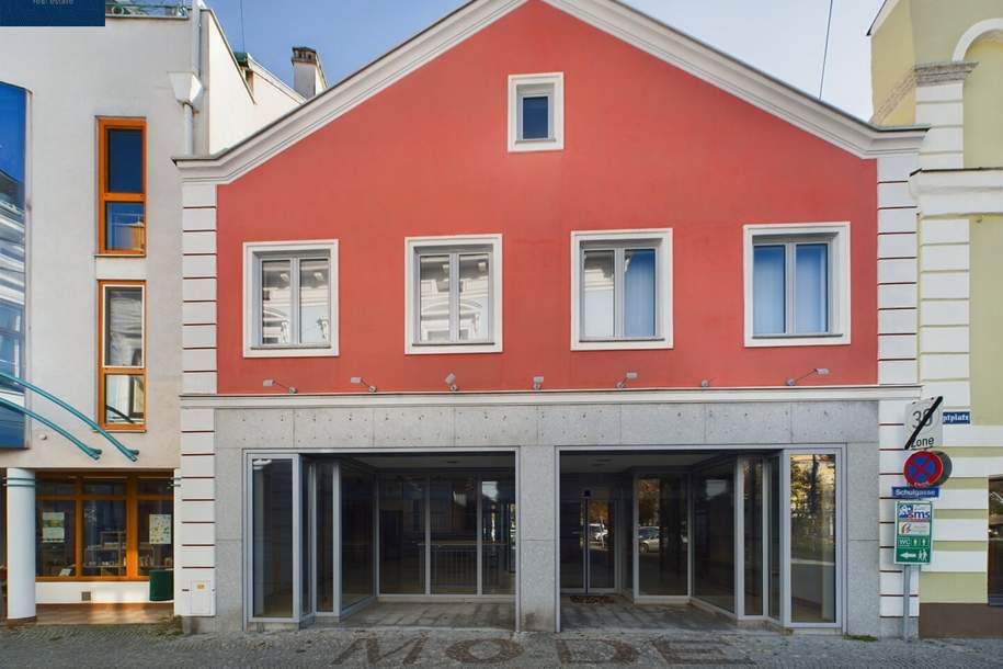 VERKAUF - Geschäftshaus beim Hundertwasserbrunnen am Hauptplatz im Zentrum von ZWETTL, Gewerbeobjekt-kauf, 980.000,€, 3910 Zwettl
