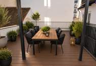 Ihre private Grünoase auf der 23 m² Terrasse mitten in Wien + stilvolle 3-Zimmer-Wohnungen + Klimaanlage & Luftwärmepumpe