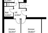 SANIERUNGSBEDÜRFTIGE 2 - ZIMMER WOHNUNG MIT FREIFLÄCHE UND GRÜNBLICK