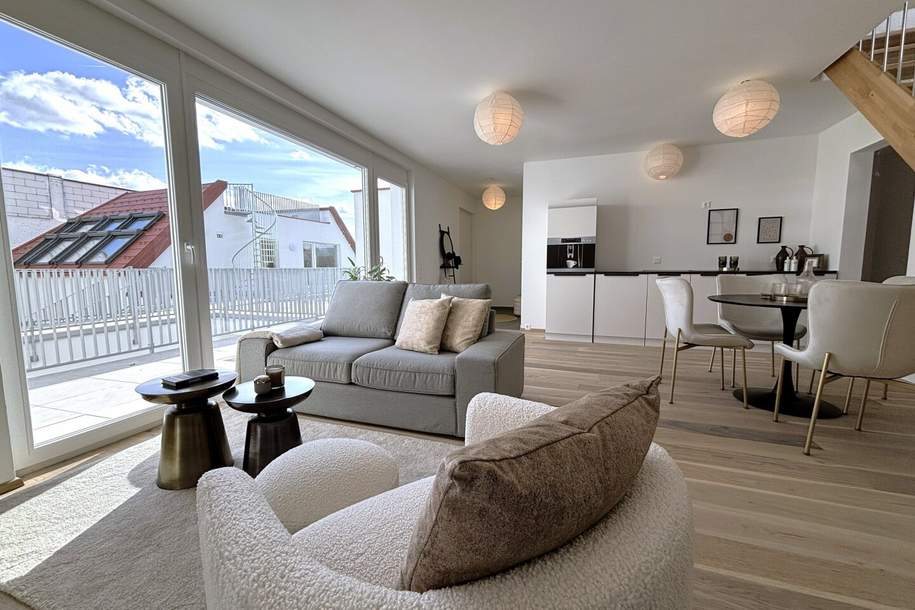 *Frühjahrsaktion* Exklusives Dachgeschosswohnen: Helle 4-Zimmer-Maisonette mit Balkon, Dachterrasse und hochwertiger Ausstattung!, Wohnung-kauf, 531.050,€, 2514 Baden