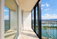 Neu: DC2 Tower direkt an der Donauinsel - Erstbezug 32. Etage