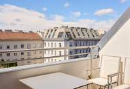 Exklusives Penthouse im 8. Bezirk – gesamte Dachgeschoßebene mit Terrasse &amp; optionaler Einzelgarage