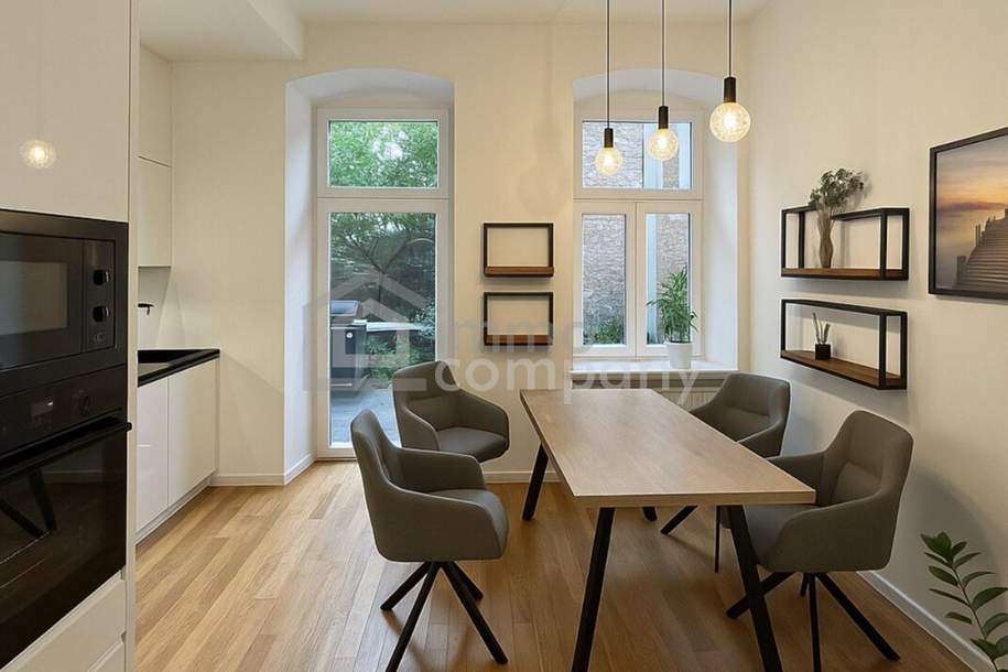 Gartenwohnung 1020 Wien | 3 Zimmer | Terrasse | Ruhelage | Nähe U2 &amp; Zentrum, Wohnung-kauf, 395.000,€, 1020 Wien 2., Leopoldstadt