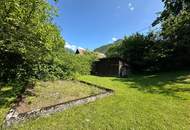 ***Natur pur: Charmante Gartenhütte mit Bachlauf auf 2000m² in ruhiger Alleinlage***