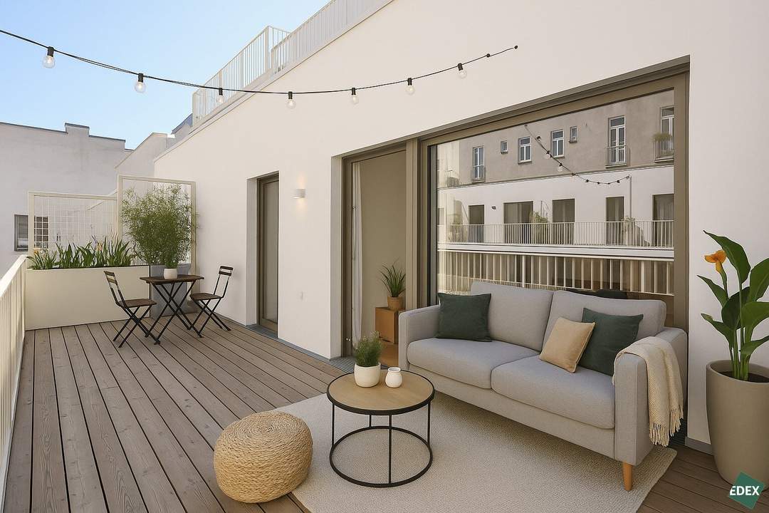 ERSTBEZUG | Neubaujuwel im 7. Bezirk: 2 Zimmer, Balkon & Miele-Küche