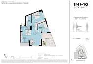 Lichtdurchflutete 3-Zimmer-Dachgeschoßwohnung mit einzigartiger Terrasse – provisionsfreier Erstbezug