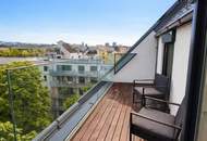 +++Erstbezug lichtdurchflutete 4-Zimmer Dachgeschosswohnung mit Wienblick und Bergblick + Terrasse- NESTROYPLATZ