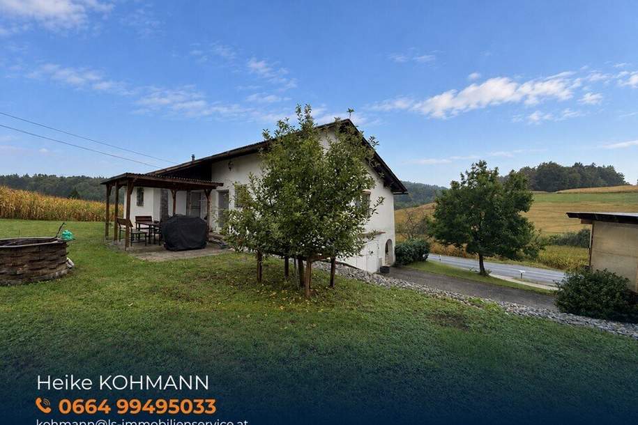 Gepflegtes Einfamilienhaus mit großem Grundstück und moderner Haustechnik – ca. 25 km von Graz, Haus-kauf, 359.000,€, 8081 Südoststeiermark