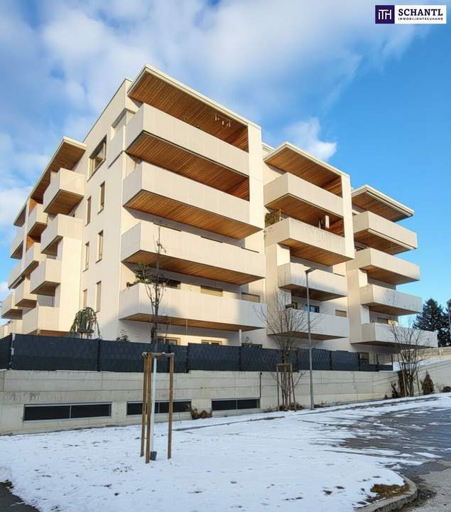 RIESIGE DACHTERRASSE + HOCHWERTIGE AUSSTATTUNG + SÜD/WEST Ausrichtung + Tiefgarage! Nur 7 Min. von Graz entfernt!