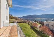 TRAUM SEEBLICK - großzügiges 11-Zimmer-Haus in Stiegl/Steindorf am Ossiachersee mit 2 Balkonen, 2 Terrassen.