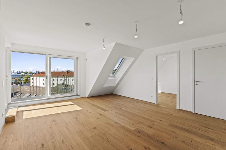 ++ OBEN ZUHAUSE sein ++ Dachgeschossjuwel im Projekt KARL74, Wohnung-kauf, 562.000,€, 1220 Wien 22., Donaustadt
