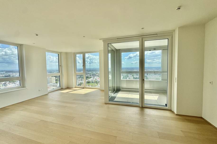 Provisionsfrei U1 Kagran - Skyline-Feeling inklusive Pool: Ihre neue 3-Zimmer-Oase zum SPITZENPREIS, Wohnung-kauf, 689.000,€, 1220 Wien 22., Donaustadt