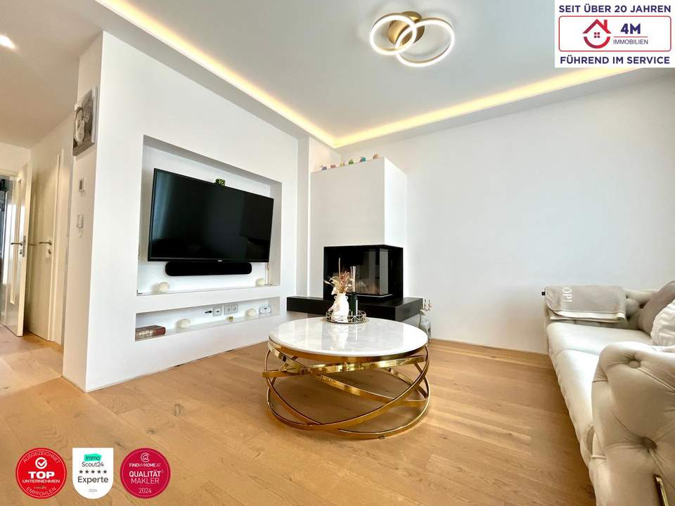 Exklusives Einfamilienhaus mit Garten, Design-Kamin & Smart Home – Wohnen auf höchstem Niveau