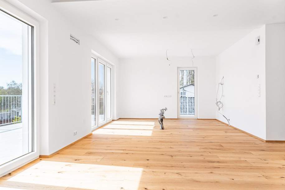 Erstbezug: Lichtdurchflutetes Penthouse mit Panorama-Ausblick, Wohnung-miete, 1.550,77,€, 4020 Linz(Stadt)