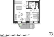 Stilvolle 2-Zimmer-Wohnung mit Balkon und Garagenstellplatz in Top-Lage
