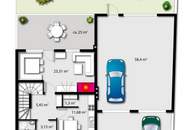 Attraktive Doppelhaushälfte mit sonnigem Wintergarten in ruhiger Lage