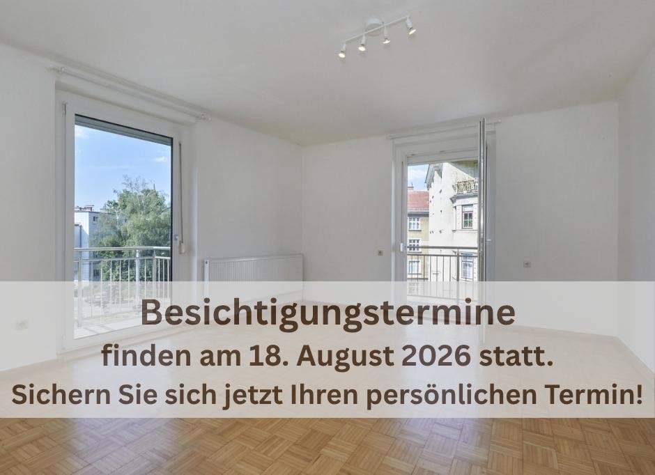 Zentrale 2-Zimmer-Wohnung mit Balkon! - Besichtigungstermine finden am 18. August statt!