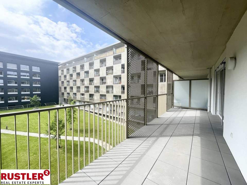 Moderne 2-Zimmer-Neubauwohnung mit großzüzigem Balkon