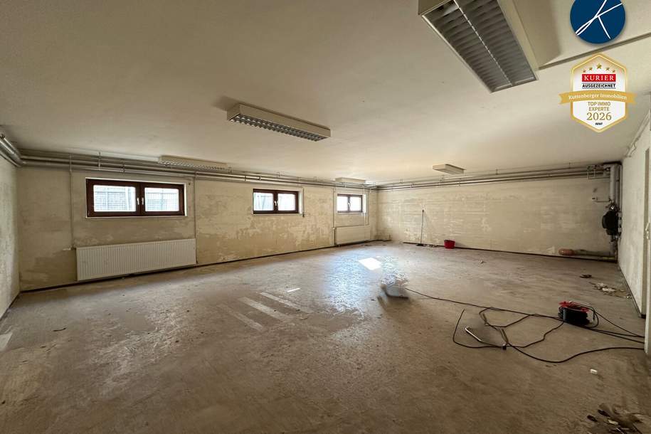 Beheizter Hobby- / Freizeit- / Proben- / Lagerraum in zentraler Lage, Gewerbeobjekt-miete, 450,00,€, 3550 Krems(Land)