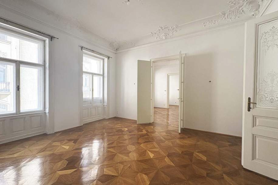 Großzügiges 3-Zimmer Altbaujuwel - Nähe Altes AKH, Wohnung-miete, 1.863,39,€, 1080 Wien 8., Josefstadt