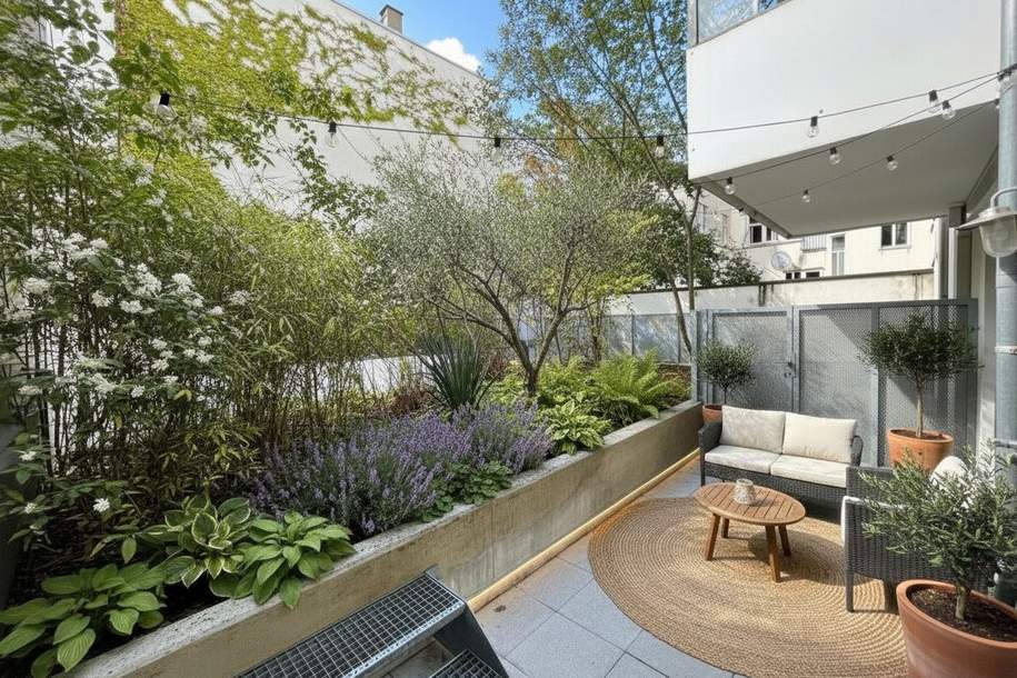 Maisonette mit Garten &amp; Loggia in absoluter Ruhelage – Zwei Eingänge &amp; flexible Raumaufteilung, Wohnung-miete, 2.220,88,€, 1020 Wien 2., Leopoldstadt