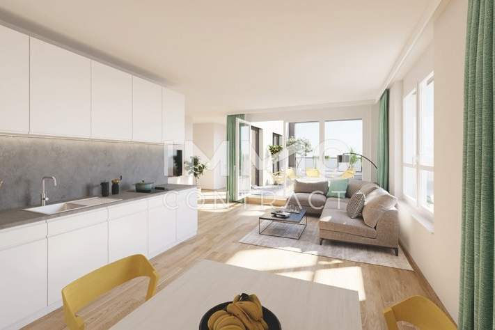 ANLAGEWOHNUNG - Sonnige 2 Zimmerwohnung mit 26 m² Terrasse und Weitblick, Wohnung-kauf, 401.090,€, 1220 Wien 22., Donaustadt