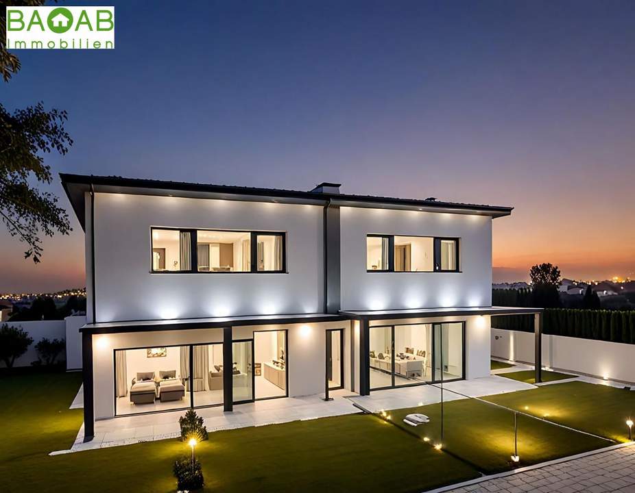 NEUBAU-DOPPELHAUSHÄLFTEN IN BESTLAGE | MODERNES DESIGN | PRIVATE GÄRTEN & TERRASSEN