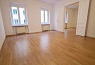 REMBRANDTSTRASSE, teilsanierte 89 m2 Altbau, 3 Zimmer, Extraküche, Wannenad, Parketten, 1. Liftstock, WG-geeignet, Augarten-Nähe